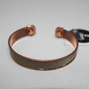 Handmade Traditional Copper <b>Cuff</b> for <b>Bracelet</b> in Golden Color Women's <b>Fashion</b> with Woven Brass Design for Wedding and Parties - Product Image 2