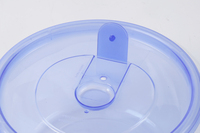 Boîte de rangement des aliments pour micro-ondes, 4 pièces, emballage plastique, bento boîte à déjeuner