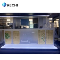 Présentoir de Comptoir Lumineux RECHI en Acrylique pour Accessoires Téléphoniques – Présentoir de Vente au Détail POS pour Coques de Téléphone et Écouteurs en Perspex