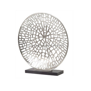 Mesa de metal de aluminio chapado a mano para decoración de escritorio para escultura de mesa o regalo - Product Image 1