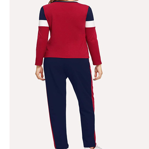 Ensemble deux pièces personnalisé pour femmes, vêtements Sexy, hauts ras du cou et pantalon de Yoga taille haute, ensemble de survêtement pour femmes - Product Image 4