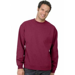 Sweat-shirt à col rond pour homme, personnalisé OEM, 100% coton molletonné, uni, 300g, teinture unie, coupe classique, hiver - Product Image 2