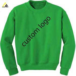 Sweat-shirt en molleton surdimensionné de qualité supérieure 100% coton pour homme vert 4xl avec logo personnalisé anti-froissement respirant - Product Image 1