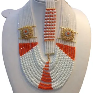 african senegal mali comoros mayotte morocco wedding dress cloth necklace jewellery 1 gram 2 gram silver gold plated sets