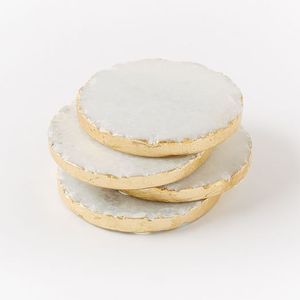 Unique Epoxy Resin <b>White</b> <b>coaster</b> for Home & Restaurants Use Resin <b>Coasters</b> for Coffee Tea Drink for Party Ware Use - Product Image 6