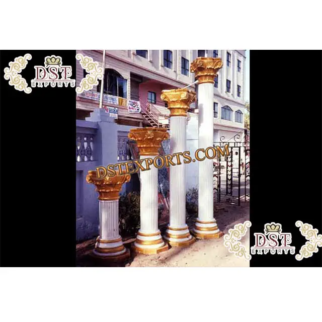 Свадебные римские колонны, свадебные колонны Южной Азии, свадебные колонны, колонны для дорожки