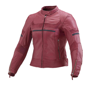 Veste en cuir de moto matelassée de style européen AA Respirante avec doublure en laine Protection de pointe-Fini! - Product Image 2