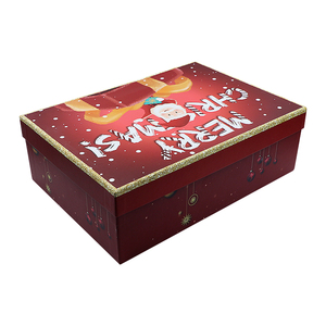 Christmas Brown Plantable Seed Paper Box corrugated packaging box cardboard packaging box