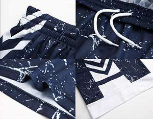 Ensemble de maillots de basket-ball réversibles dernier cri vêtements de sport à sublimation avec uniformes respirants pour basketteurs - Product Image 3