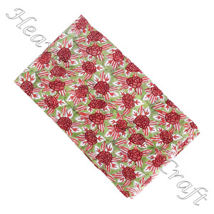 Beautiful <b>Hand</b> Block Printed Cotton Fabric Indian Fabric By Yard Cotton Women Clothing Fabric For Dress Making - Product Image 4