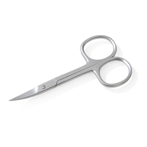 Ciseaux de toilettage pour poils de nez 4,5 pouces, pointe acérée, en acier inoxydable, pour droitiers, pour barbe, moustache et ongles, durables, à bords arrondis - Product Image 5