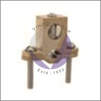 Haute Qualité Pince de Mise à la Terre pour Enterrage en Fil Nu 10-2 en Bronze, Finition Bronze Naturel, Connecteurs et Bornes en Cuivre 3/8"-6"