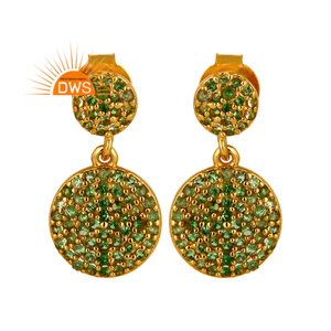 Natural Gemstone <b>Earrings</b> for Women 18k Gold Plated <b>Silver</b> Jewelry <b>925</b> <b>Silver</b> Dangle Drop <b>Earrings</b> for Women Gift for Her - Product Image 1