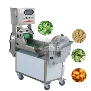 Cortador de frutas automático, máquina de corte de batata morango dicer cenoura trituradora