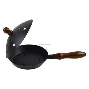 Black Color <b>Incense</b> Burner For Tableware Metal <b>Incense</b> Burner With Wood Handle Natural Fragrance Design <b>Cone</b> <b>Incense</b> Holder - Product Image 2