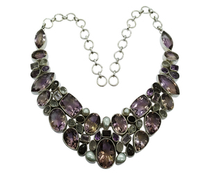 Latest Design Jewelry With Multi <b>Stone</b> Best Necklace for Women Modern Design Jewelry <b>Painted</b> Multi Color - Product Image 1