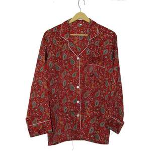 ชุดนอนผ้าไหมอินเดียสำหรับผู้หญิง ทำมือ ลายดอกไม้ คอวี แขนยาว ระบายอากาศได้ดี ไซส์ใหญ่ ผ้าไผ่ เซ็กซี่ เหมาะสำหรับฤดูใบไม้ผลิ ฤดูร้อน และฤดูใบไม้ร่วง - Product Image 5