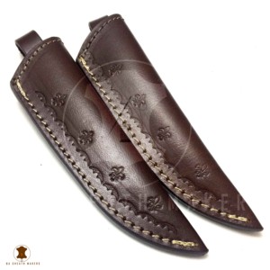 100% Factory Handmade 2021 Factory Rich Grain Leather Sheath for Fix Blade Knives - Product Image 1