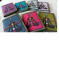 Riviste di carta fatta a mano con 7 chakra tema disponibile in colori assortiti