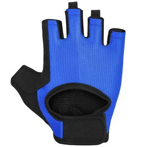 Guantes de fitness de medio Dedo de diseño personalizado para entrenamiento de gimnasia, levantamiento de pesas, ciclismo, cuero transpirable, entrenamientos deportivos al por mayor - Product Image 4