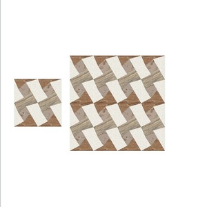 Carreaux de sol en céramique à surface rugueuse sableuse pour parking 400x400mm - Product Image 1