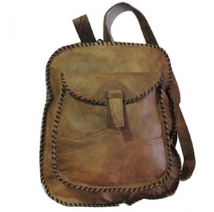 Sacs à main unisexes de luxe style hobos décontractés en cuir marron brut avec fermeture à trois sangles en coton sacs à main hobo pour femme - Product Image 3