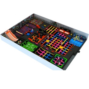 Attrezzatura per Parco Trampolini al Coperto per Adulti, Giochi di Calcio con Salto e Rimbalzo, Parco Giochi Interno >3 Anni - Product Image 3