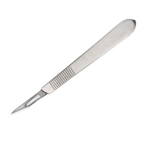 MANOPIEZA DE BISTURÍ QUIRÚRGICO CON CERTIFICACIÓN CE E ISO, PORTA LÁMINAS CON PATRÓN REDONDO, ACERO INOXIDABLE ALEMÁN, GRAN VENTA - Product Image 1