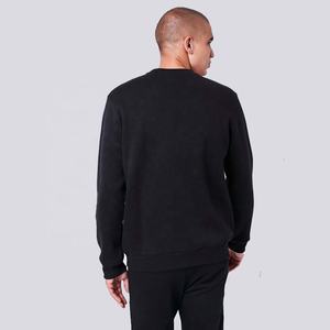 Pull décontracté pour homme, col rond, manches raglan, doublure polyester/coton 220g, design basique, collection Hiver 2026 - Product Image 4