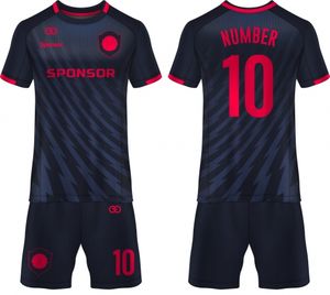 Conjunto de Uniforme de Fútbol de Alta Calidad, Ropa de Equipo en Diferentes Estilos, Uniforme de Fútbol para Adultos y Niños, Nombre del Equipo Impreso por Sublimación Personalizado - Product Image 4