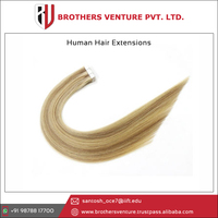 En gros 12A Grad Virgin 100% Indien Extensions de Cheveux Humains Double Dessiné Injecté Bande Naturel Remy Bundle