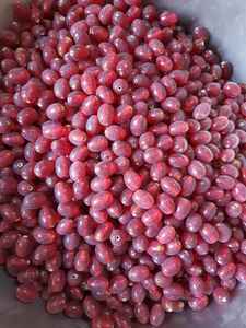 Venta al por mayor moderno hecho a mano granate cuentas de vidrio en forma ovalada atractivo decorativo cristal de Murano para interiores modernos - Product Image 5