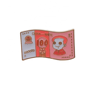Offre Spéciale Nous Dollar Forme Souple Personnalisé Badges $100 Badge tige de Métal fabricant épinglette Badges De Lifeng Marque