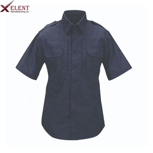 Camisas de Uniforme de Guardia de Seguridad de Secado Rápido Unisex con Logotipo Personalizado, Uniformes de Seguridad de Verano Económicos Personalizables con Mangas Cortas - Product Image 4