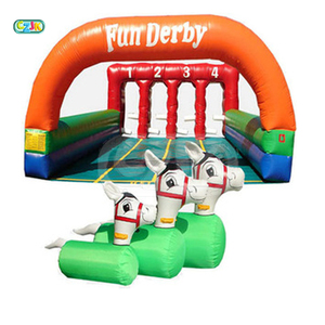 <span class=keywords><strong>Jeu</strong></span> d'équitation gonflable, pour enfants, de vtt, course de cheval, à vendre, 2019 - Product Image 2