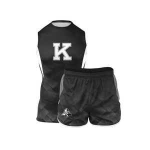 Uniforme de Voleibol Transpirable para Hombre, Nuevo, Mejor Precio, Secado Rápido, Nombre del Equipo Personalizado, 100% Poliéster, Conjuntos de Verano - Product Image 3