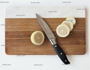 Planche à découper en bois et marbre faits à la main planche à découper de fruits de taille personnalisée de qualité exclusive pour ustensiles de cuisine - Product Image 3