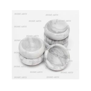 Ensemble de 3 bols de service pour aliments de différentes tailles, forme ronde, en marbre, pour desserts, en-cas, pour fournisseur en gros - Product Image 3