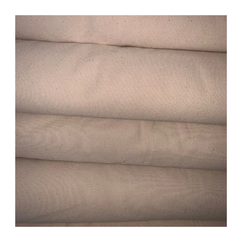 Cotton Canvas Fabric Plain Cotton Fabric Wholesale High Quality Ready Stock Plain Dyed Heavyweight Pure 100% Cotton Duck Canvas