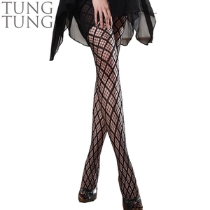 Medias de tubo negras de uso diario para mujer, pantis de moda - Product Image 2