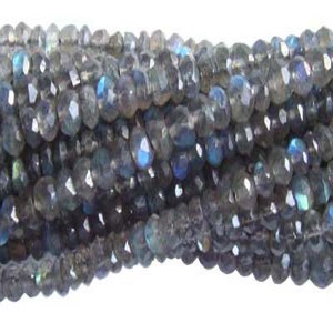 Pierres précieuses à facettes pour fabrication de bijoux DIY, brin de 3-3.5mm de longueur 13 pouces, en Labradorite, micro-pierres rondes pour bricolage, prix en gros, livraison gratuite - Product Image 1