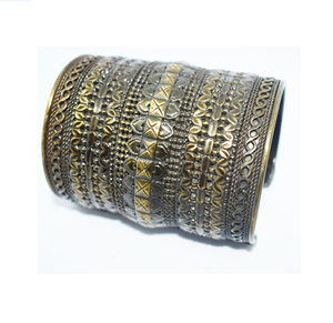 1945 Ancient New Year Alaska Bespoke Jewelry Brass <b>Cuffs</b> <b>Silver</b> Plating <b>Bracelet</b> <b>Cuff</b> for Women dazzling jewelry for woman - Product Image 3