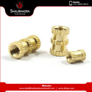 Tuercas de inserción de latón de alta calidad al por mayor con doble moleteado y acabado pulido - Product Image 5