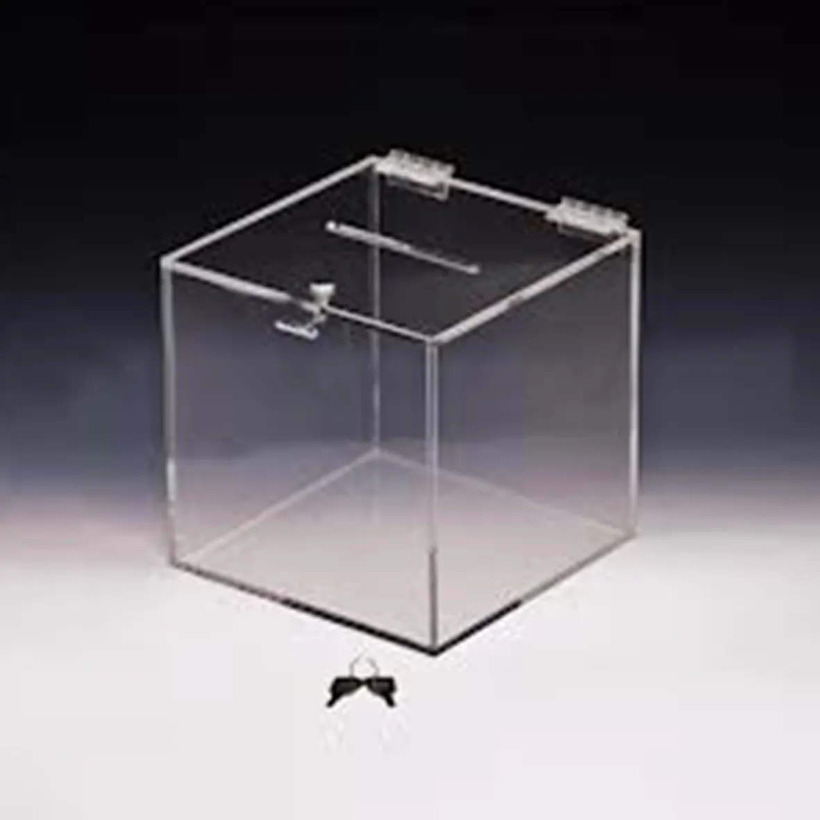 Großhandel Custom Cube Clear Acryl fach Display Box