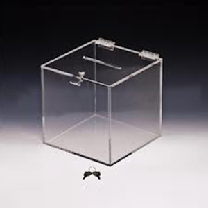 Estante de exhibición de acrílico transparente con cubo Premium personalizado al por mayor, caja de exhibición con compartimentos, tipo Premium - Product Image 1