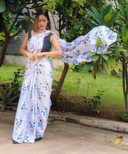 Banarasi Seda Jacquard Saree con Blusa Mujeres Desgaste Señoras Fiesta Festival Desgaste Diario Algodón Suave Seda Sari Venta al por mayor Precio Bajo ApparelGarment - Product Image 5