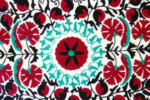 Traditional Indian Art Suzani Embroidered Wall Hanging Home Decorative Tapestry Twin Bedding Sofa Throw <b>Single</b> <b>Bedspread</b> Blanket - Product Image 5