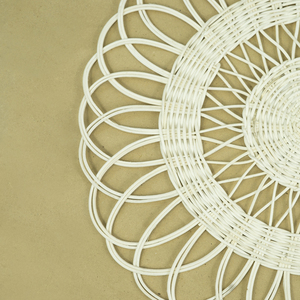 คอลเลกชันของรอบที่มีสีสัน Placemat หวายชาร์จมือทอทำในเวียดนาม - Product Image 5