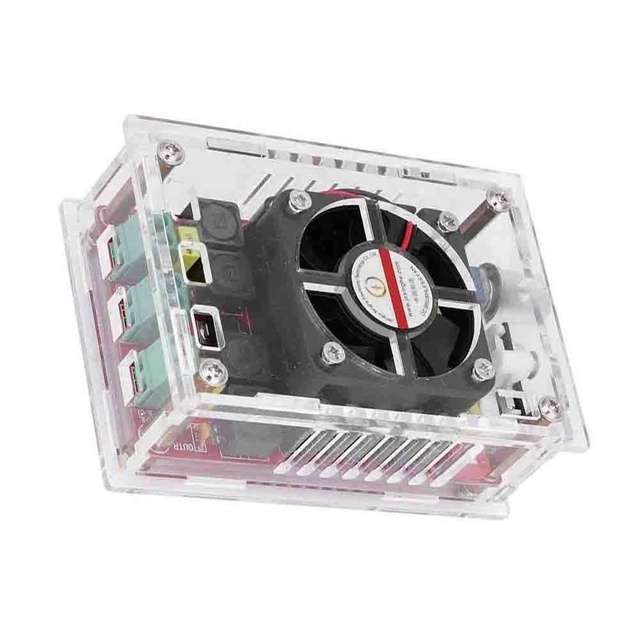 Taidacent XH-A101 Class D Plate Amplifier Digital High Power Audio Amplifier Board TDA7498 with Housing and Fan 2100W Power Supp