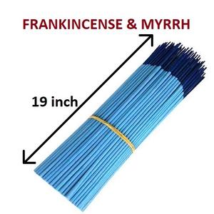 Varillas de incienso Natural de 19 pulgadas, varitas de incienso de mirra, suministro al por mayor, azul - Product Image 1